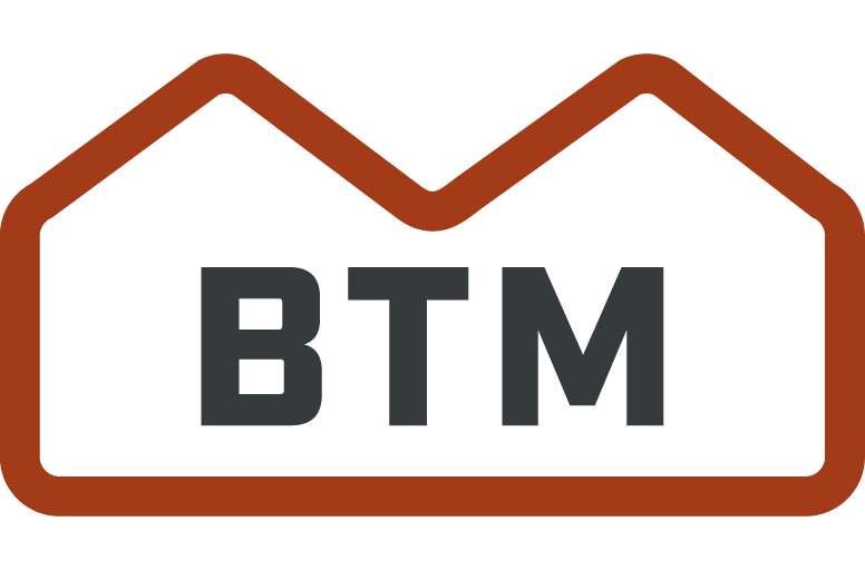 Stellar biltmore building icon with "btm" in center